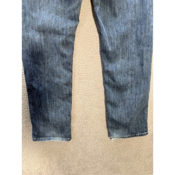 Wrangler Jeans Mens 34x30 Blue Denim Regular Fit Flex Workwear Skater Grunge * - Picture 9 of 10